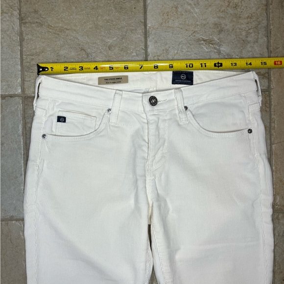 Adriano Goldschmied The Stevie Ankle Slim Straight Corduroy Pants Womens Sz 26R - Picture 5 of 8